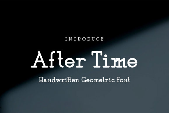 After Time: A Modern Display Font for Web Design