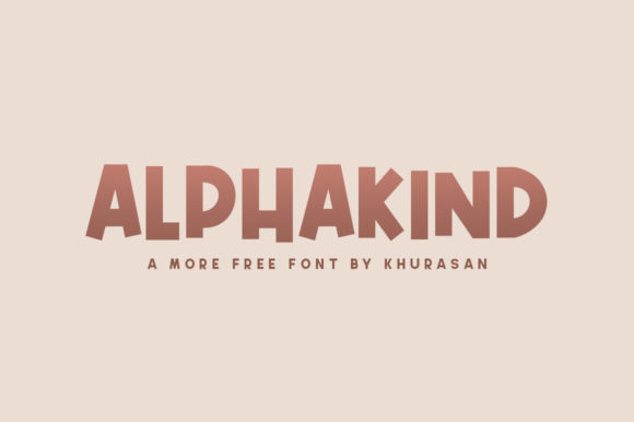 Alphakind Font: Modern Display Typography for Crafters