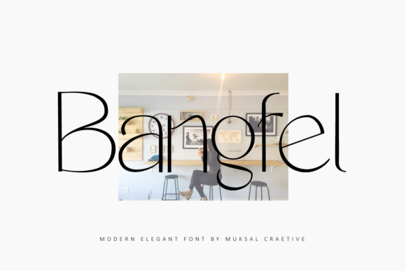 Bangfel: A Modern Font for Stylish Craft Projects