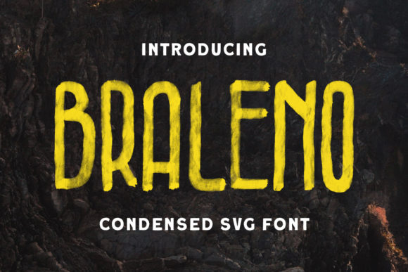 Braleno: The Perfect Brushed Display Font for Your Next Campaign