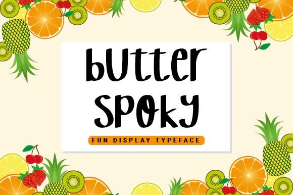 Butter Spoky: A Fun and Cheerful Display Font for Creative Projects