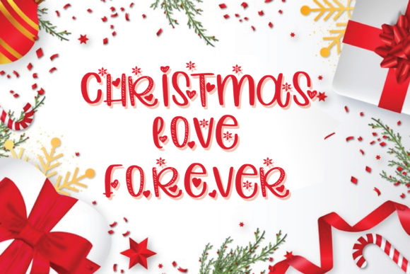 Christmas Love Forever: A Festive Display Font for Marketers