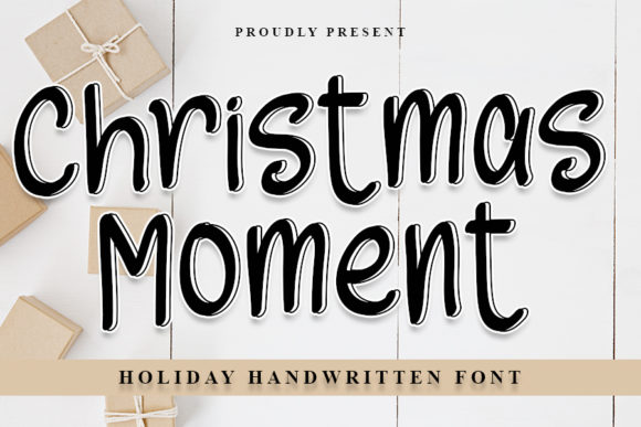 Christmas Moments: A Fun and Friendly Display Font for Your Brand