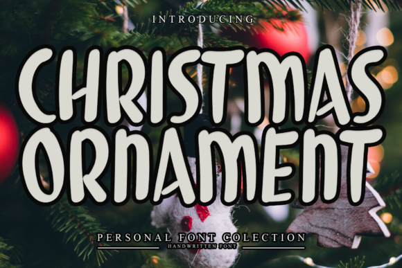 Christmas Ornament: A Bold Display Font for Elegant Branding