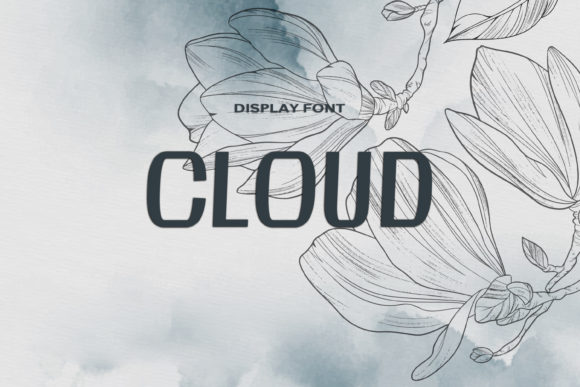 Cloud Font: Bold Minimalist Branding for Small Business