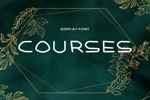 Courses Font Review: A Unique Display Typeface for Makers