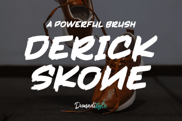 Derick Skone: A Bold and Rough Brushed Display Font