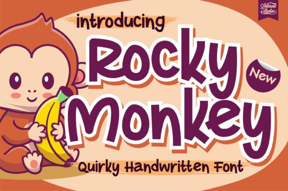 Discover the Playful Charm of Rocky Monkey Font