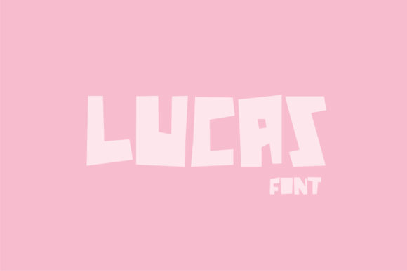 Enhance Your Brand with Lucas: A Quirky, Chunky Display Font
