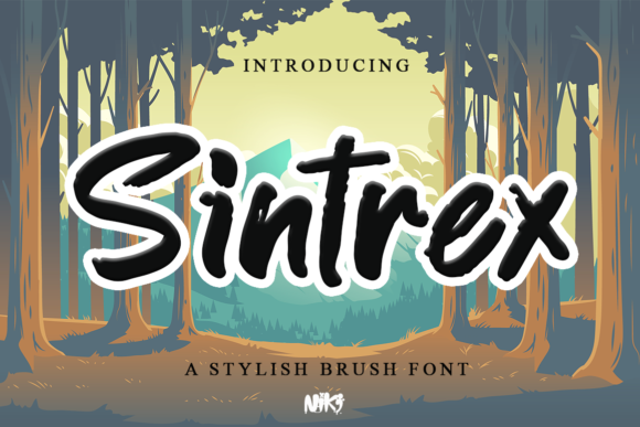 Enhance Your Brand with Sintrex: A Stylish Display Font