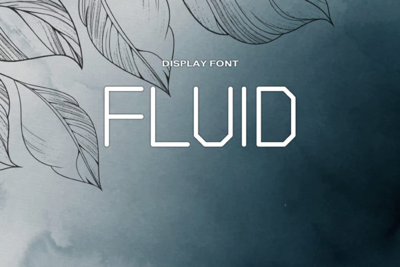 Fluid Font: Elevating Digital Layouts with Geometric Type