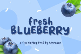 Fresh Blueberry Font: A Web Designer’s Layout Test