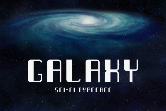 Galaxy: A Unique Display Font for Creative Makers