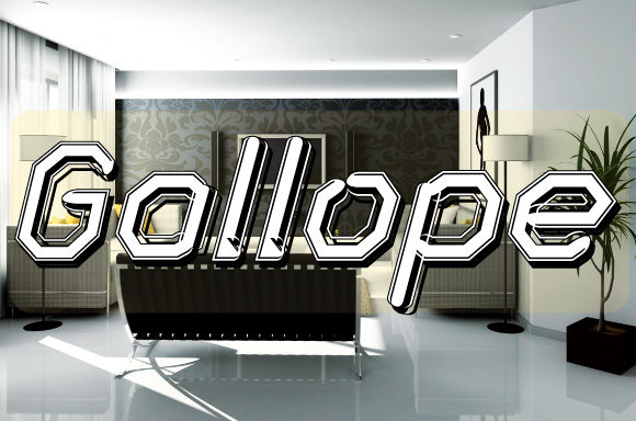 Gallope: Elevate Your Handmade Projects with This Unique Display Font
