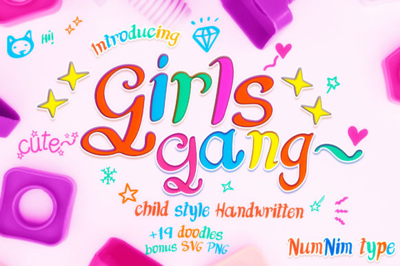 Girls Gang: A Joyful Display Font for Creative Makers