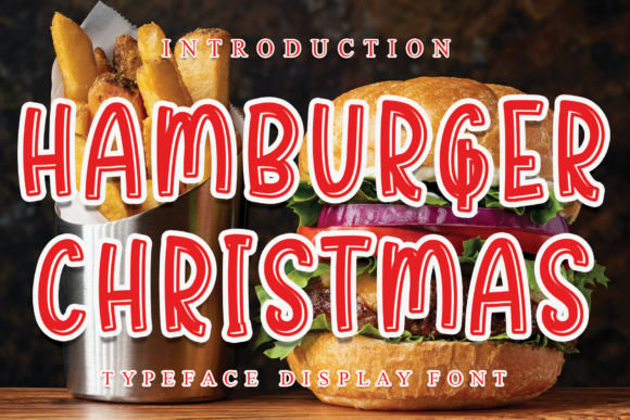 Hamburger Christmas: A Bold and Authentic Display Font