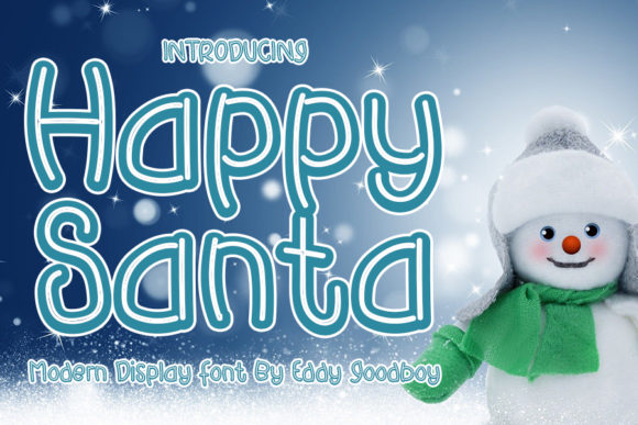 Happy Santa: A Playful and Attractive Display Font