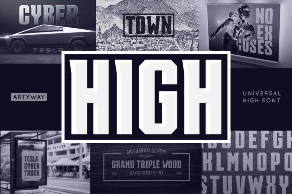 High: A Premium Display Font for Elevating Your Editorial Design