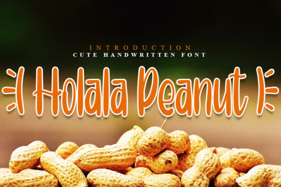 Holala Peanut Font for Playful Small Business Branding