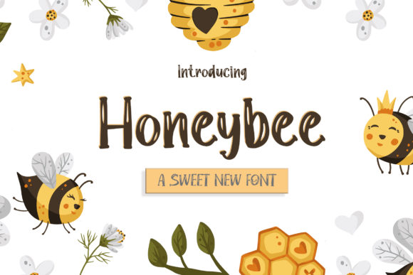 Honeybee: A Handwritten Display Font for Elegant Publishing