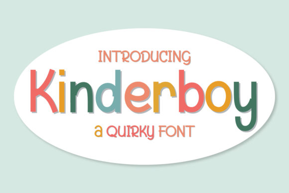 Kinderboy: A Playful and Colorful Display Font for Creative Campaigns