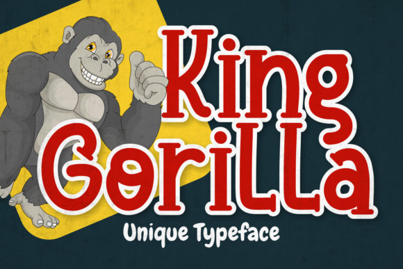 King Gorilla: A Unique Display Font for Creative Designs