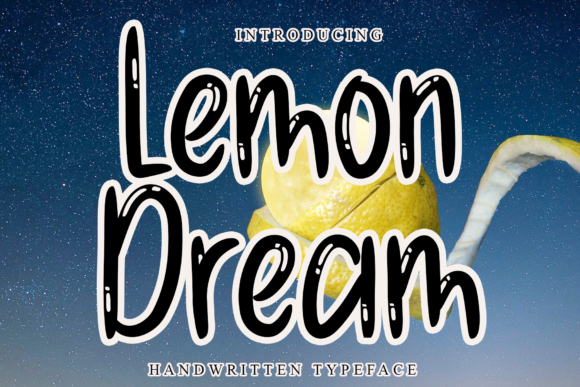 Lemon Dream: A Playful Font for Editorial Elegance