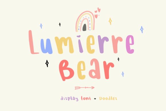 Lumierre Bear Font: Playful Display Type for Campaigns