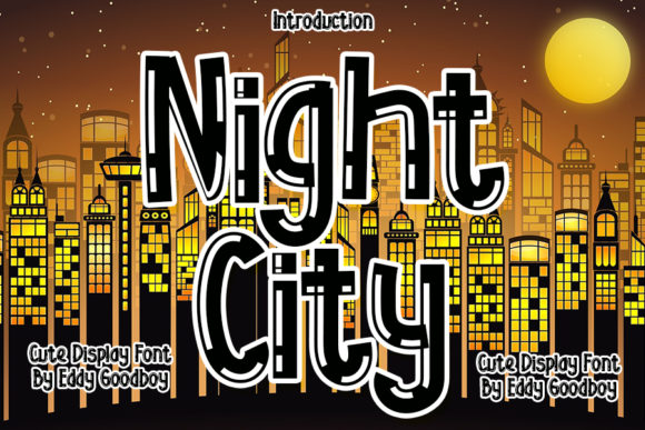 Night City: A Bold and Trendy Font for Your Brand