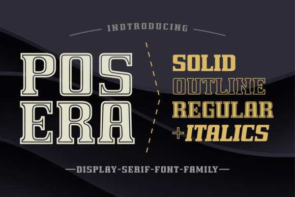 Pos Era: A Bold and Authentic Display Font for Makers