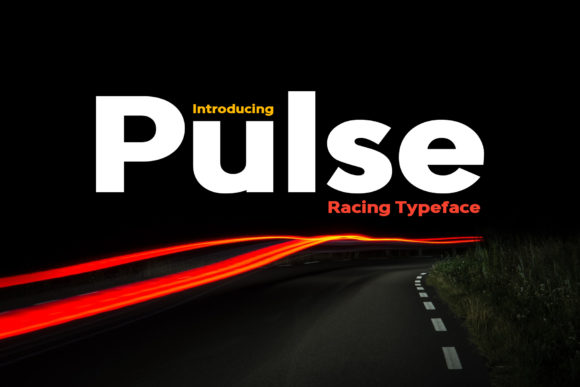 Pulse: A Bold and Simple Display Font for Crafters