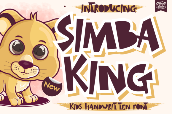 Simba King: A Fun and Quirky Display Font for Creative Projects
