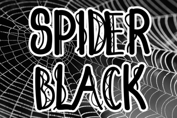 Spider Black: A Bold and Authentic Display Font