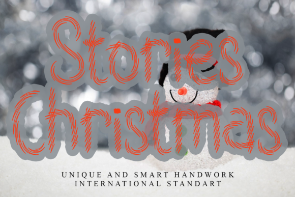 Stories Christmas: A Unique and Fun Display Font