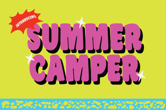Summer Camper: Fun Display Font Free Download