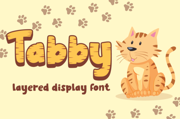 Tabby: The 3D Layered Font for Creative Campaigns