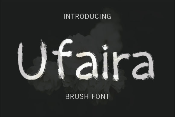 Ufaira: A Classic Brush Display Font for Editorial Elegance